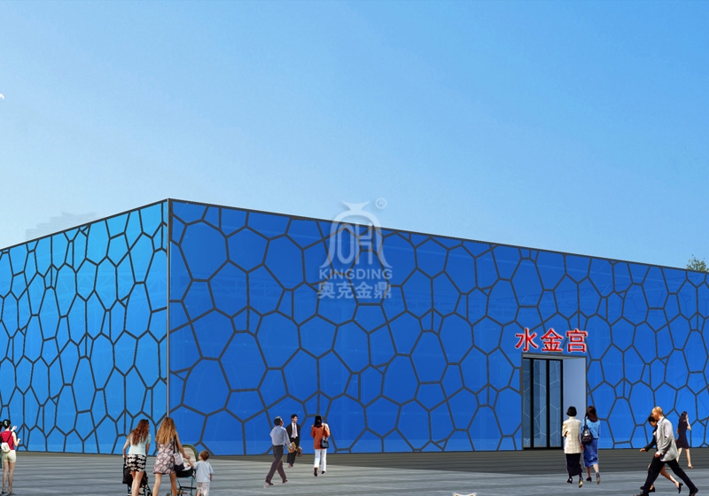 贛州紫金廣場水立方膜結構